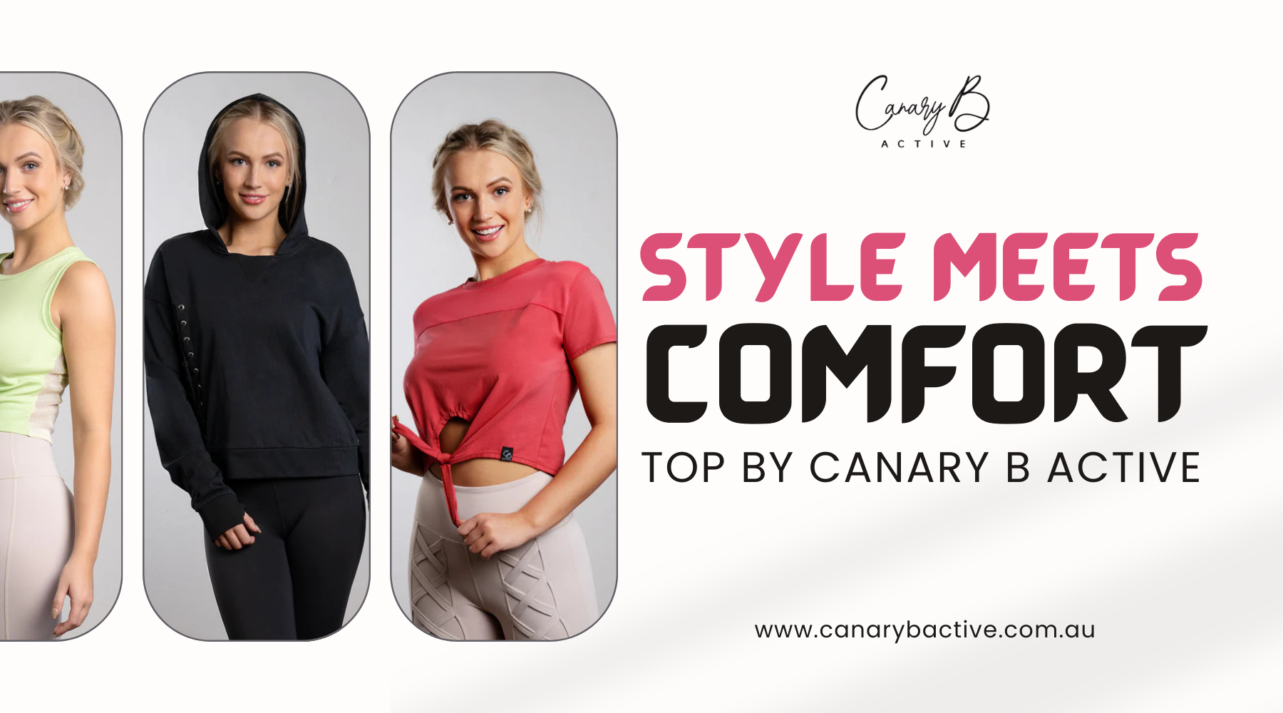 Mera Top by Canary B Active: Where Style   Meets Comfort