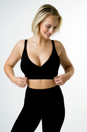 Natalie Bralette in Raven