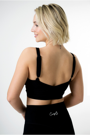 Natalie Bralette in Raven