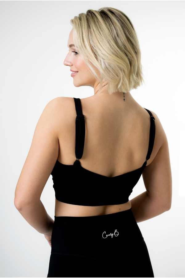 Natalie Bralette in Raven