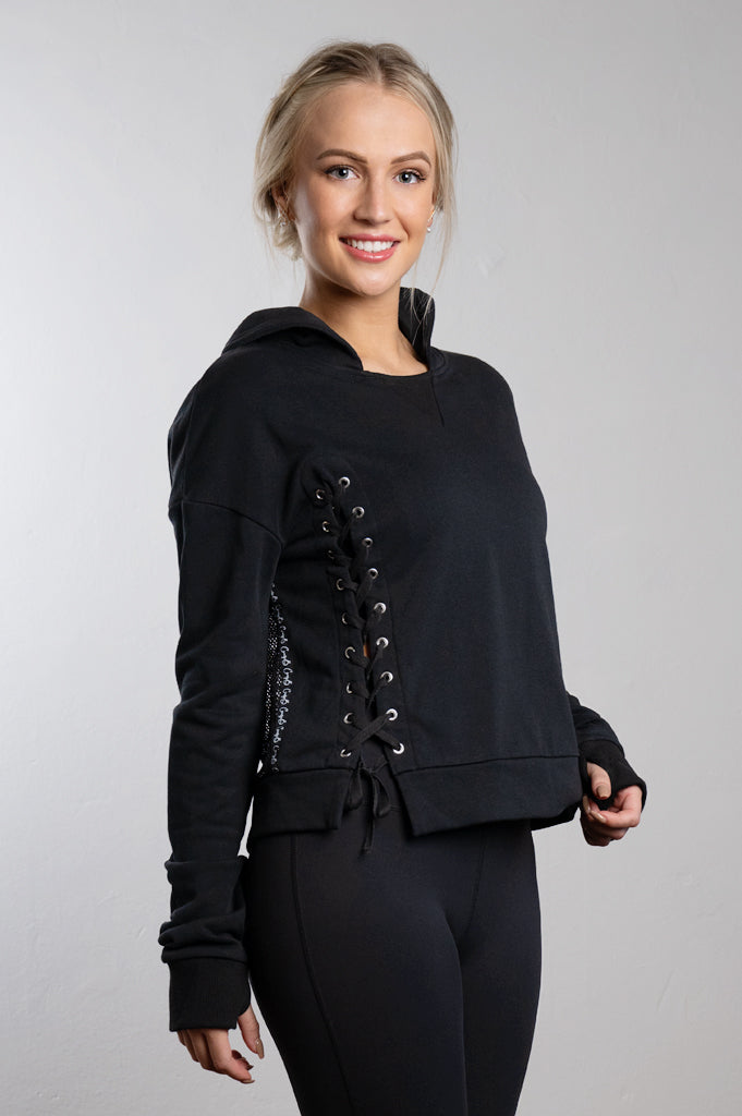 Dinah Hoodie in Raven - Restock Coming Soon