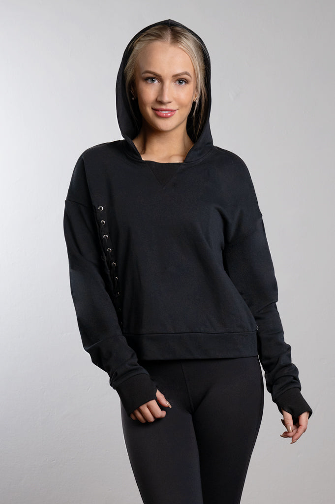 Dinah Hoodie in Raven - Restock Coming Soon