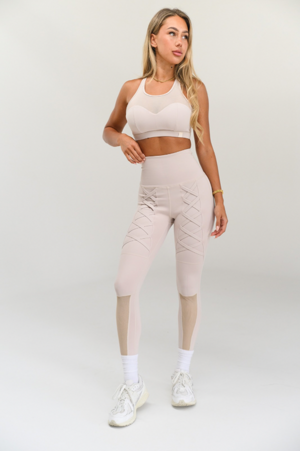 Sara Bralette in Latte