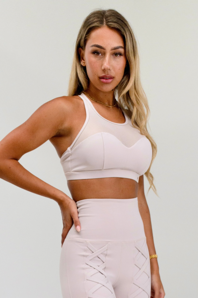 Sara Bralette in Latte