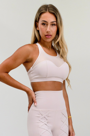 Sara Bralette in Latte