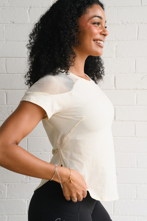 Lauren Tee in Latte