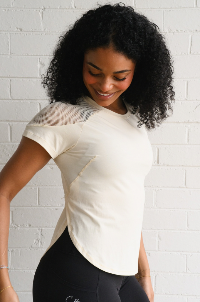 Lauren Tee in Latte