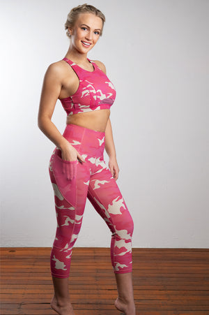 Serena Capri Legging in Starfire Camo